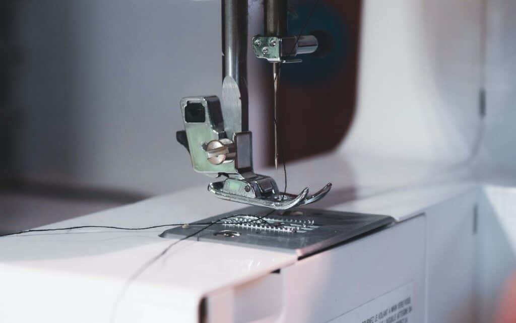 needle and thread on Baby Lock sewing machine